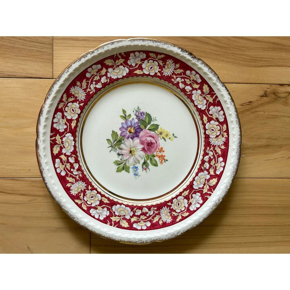 Swinnertons Staffordshire England - Majestic Vellum - Vintage Dinner Plate-